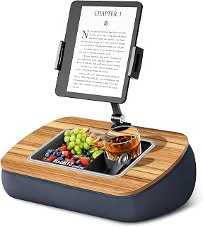 ERGONOV Lap Beanbag Tablet Pillow Stand with Rotating Clip
