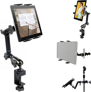 Aluminum Tablet Stand Clamp for 7-12" iPad & Galaxy — Tablet Accessories