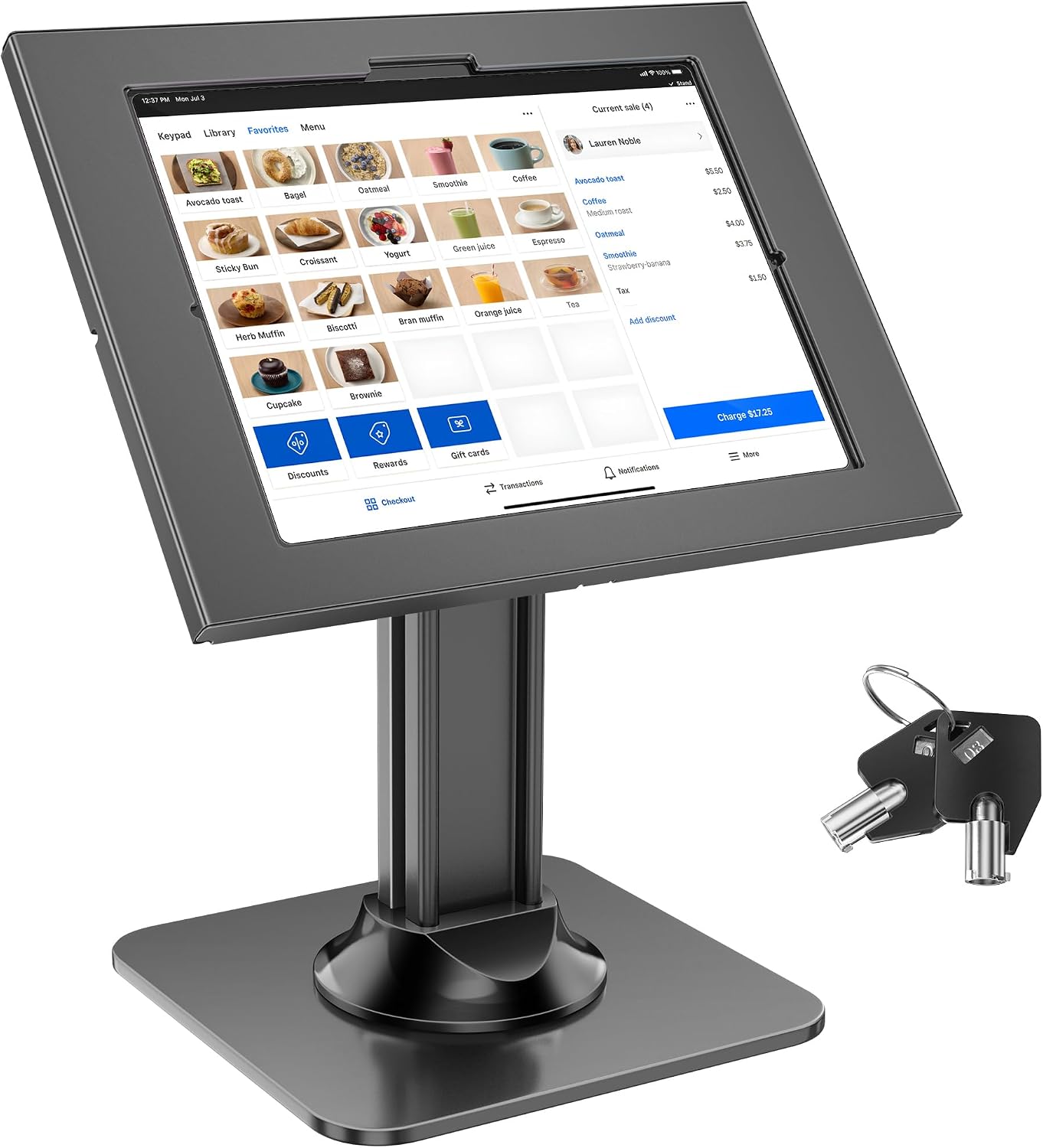 Support iPad Anti-vol AboveTEK – Pivot 360° — Accessoires pour tablettes