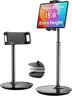 Support SAIJI pour Tablette, Hauteur Ajustable, 4,7-15,6", Noir — Accessoires pour tablettes