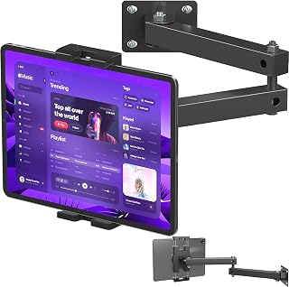 Mippko Foldable Wall Mount Tablet Holder 4.7-12.9