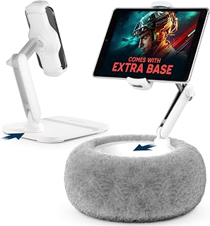 SHOPPINGALL 2-in-1 Tablet Pillow Stand 4.7-13" Gray — Tablet Accessories