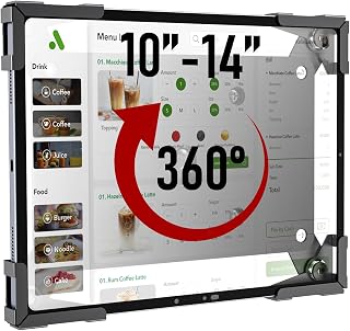 Tablet Wall Mount Metal Enclosure 10-14 inch VESA 75x75 — Tablet Accessories
