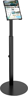 Anti-Theft iPad Kiosk Stand, Adjustable Tablet Floor Stand — Tablet Accessories