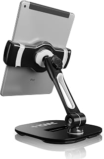 Adjustable Tablet & Phone Holder – 360° Swivel, 4–11 inch — Tablet Accessories