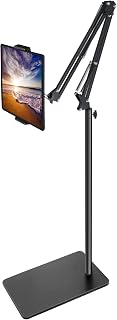 Tablet Floor Stand with Height Adjustable Arm