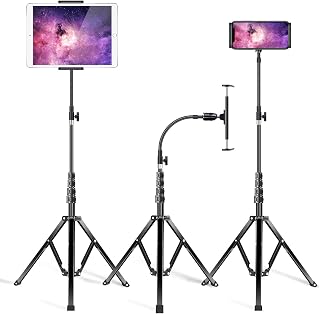 elitehood Metal iPad Tripod Stand with 72" Gooseneck — Tablet Accessories