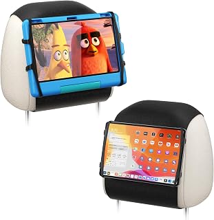 Car Headrest Mount Holder 7-11 inch Tablets - 2 Pack — Tablet Accessories