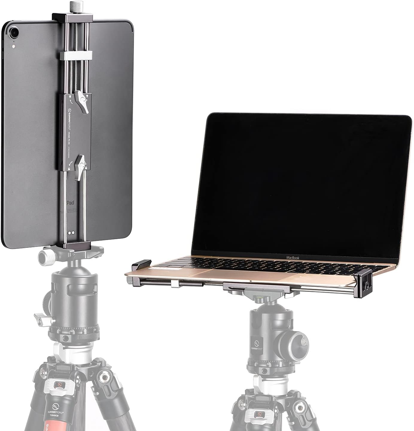Support SUNWAYFOTO PC-03 pour tablette avec queue d'aronde — Accessoires pour tablettes
