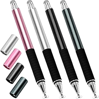 Capacitive Stylus Pen 4-Pack with Precision Tips