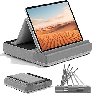 KDD Tablet Pillow Stand Holder, Foldable Multi-Angle