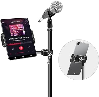 elitehood Aluminum iPad Holder for Mic Stand
