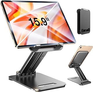 Adjustable Metal Tablet Stand 4-15.9" Dual Rod