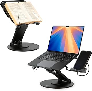 3-in-1 Adjustable Laptop Stand with 360° Rotation — Laptop Accessories