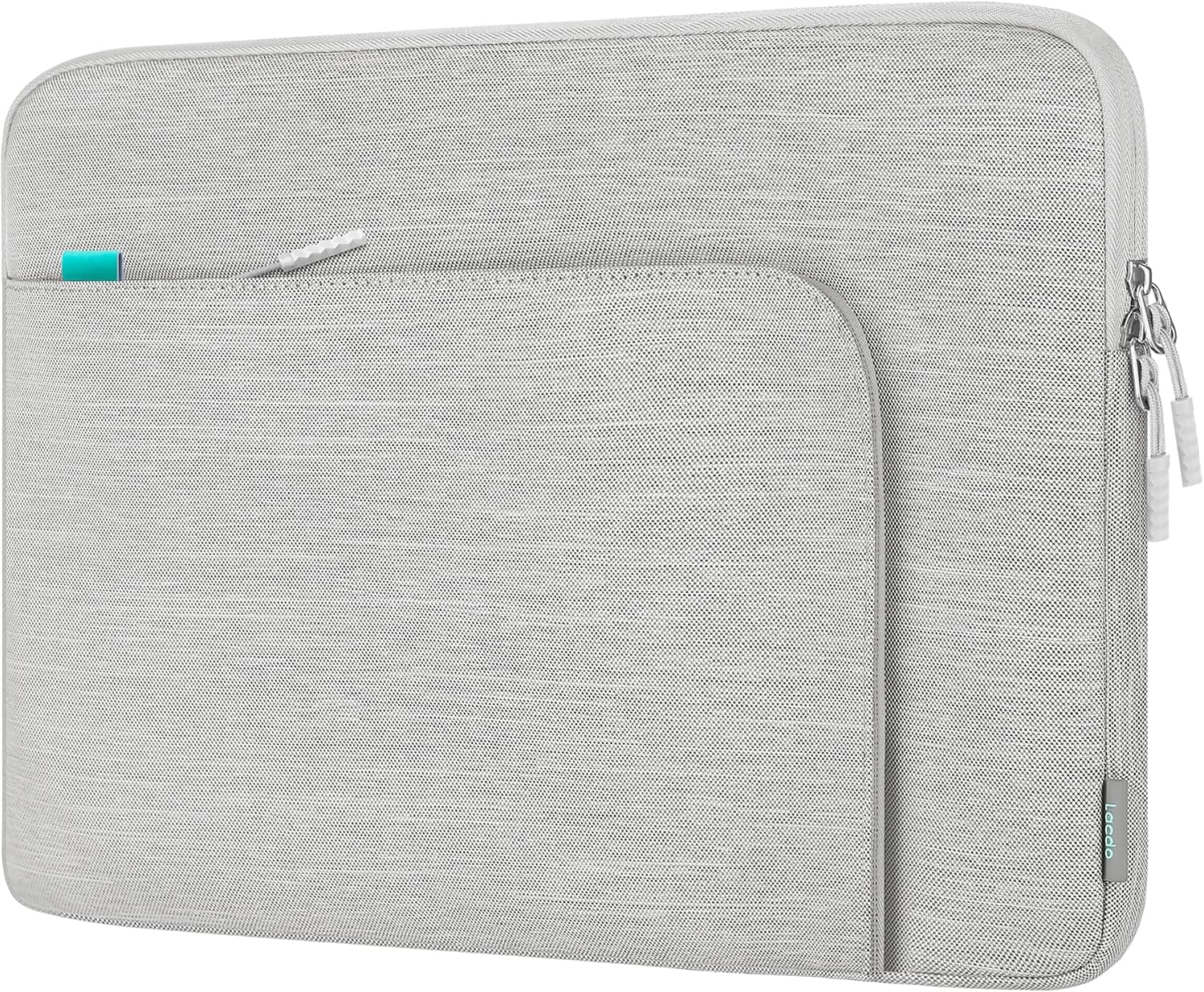 Étui de Laptop Lacdo 15,6" avec Poche Supplémentaire, Gris — Coque de téléphone