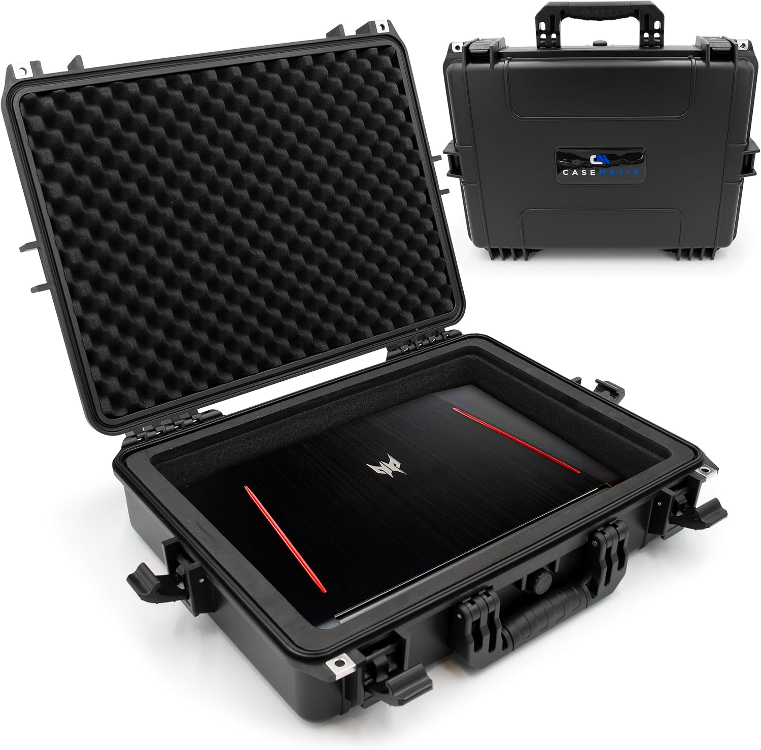 Étui rigide étanche CASEMATIX IP67 pour portable 15,6–17,3 po — Accessoires pour ordinateurs portables