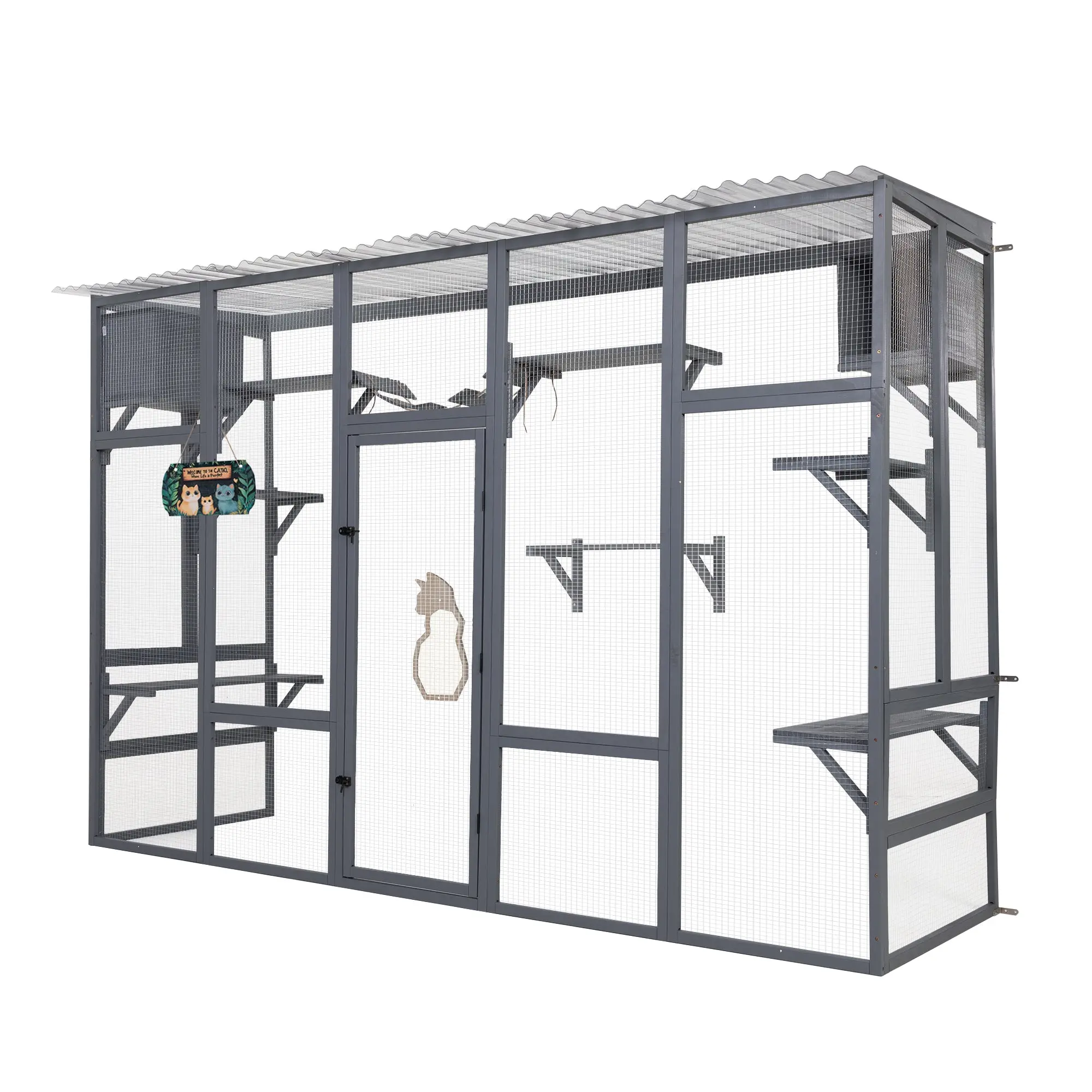 Coziwow 104"L 3-Side Extra Large Catio - Upgraded (Wood Reinforcements & Custom Lock) — Dog Toys