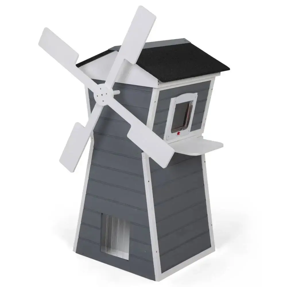 Coziwow 35''L Windmill Outdoor Cat House — Dog Toys