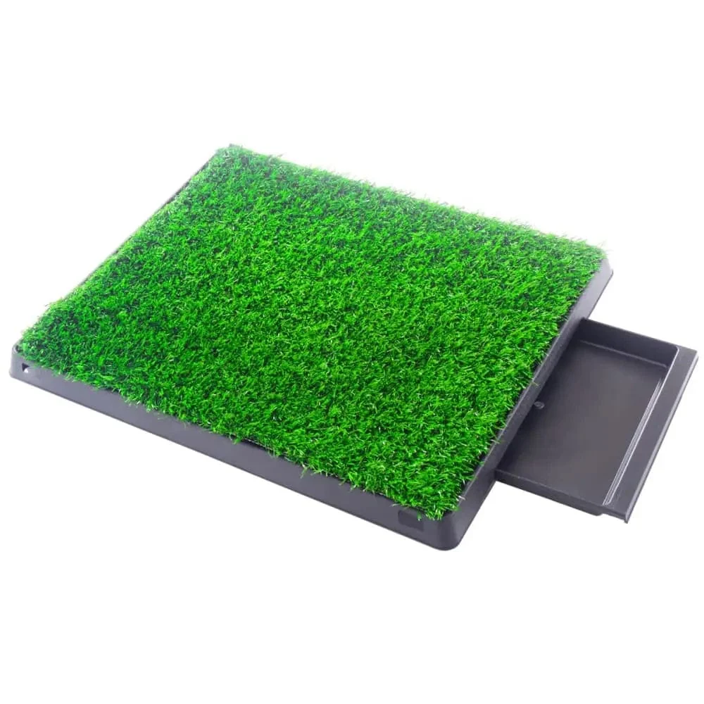 Coziwow 25"×20" Artificial Grass Pee Pad for Dogs - Upgraded with Tray
