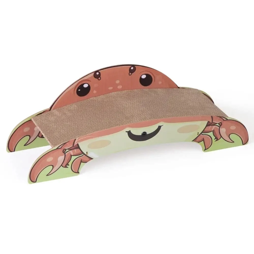 Coziwow Crab-Shape Cat Scratcher Bed Lounge