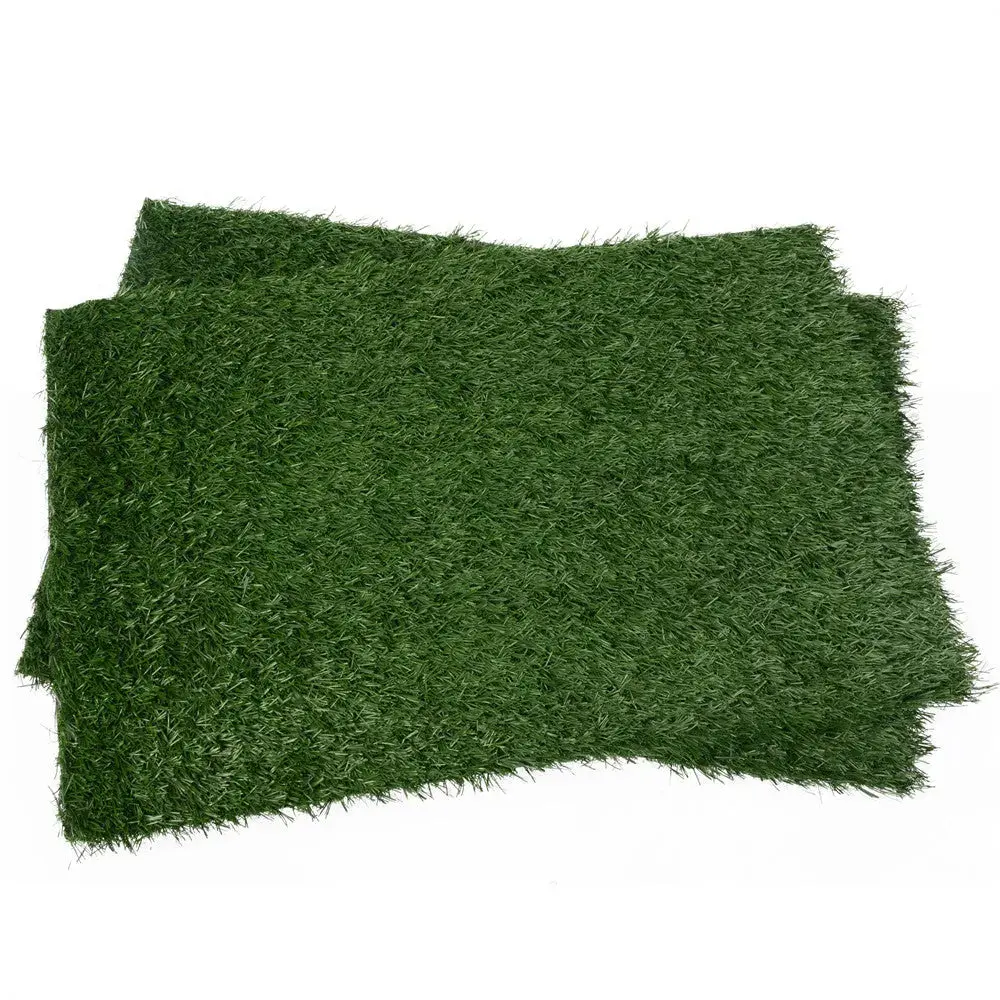 Coziwow Replacement Pads (28"L x 18"W) for 30"×20" Dog Artificial Grass Pee Pad (2-Pack) — Dog Toys