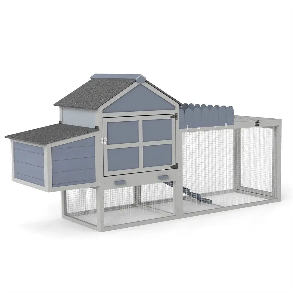 Poulailler en bois Coziwow 80" avec 3 compartiments — Jouets pour chiens