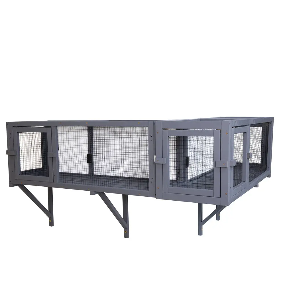 Coziwow Wall-Mounted Cat Tunnel with 2 Modular Sections — Cat Toys