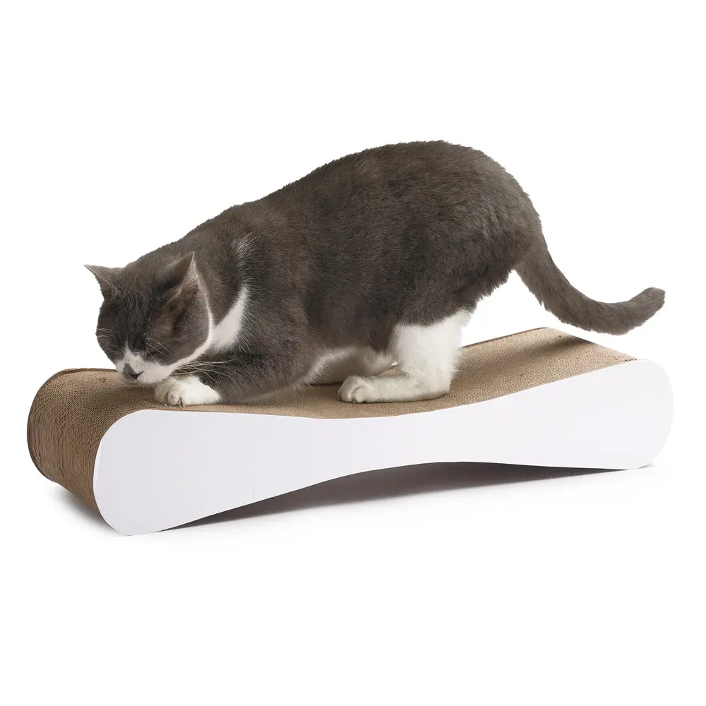 Arbre à chat incurvé en carton ondulé Coziwow — Arbre à chat pour chat