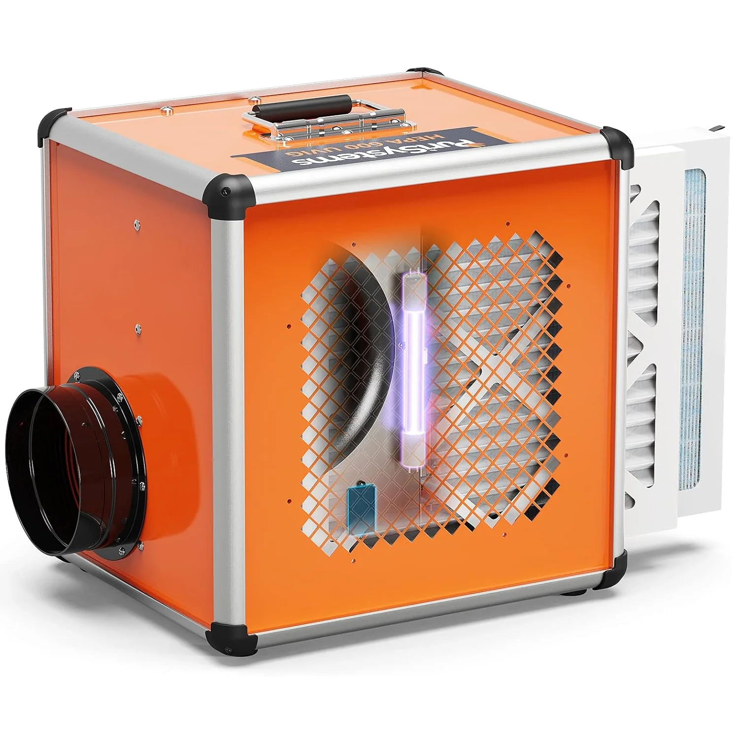HEPA 600 Uvig Negative Air Scrubber Built-in Lonizer and Uv-C Light, 5-stage Filtration System | Alorair