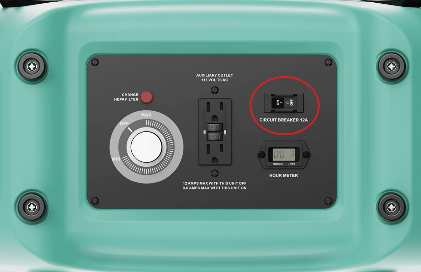 Air scrubbers On/OFF Switch- Only - PureAiro HEPA Max 770