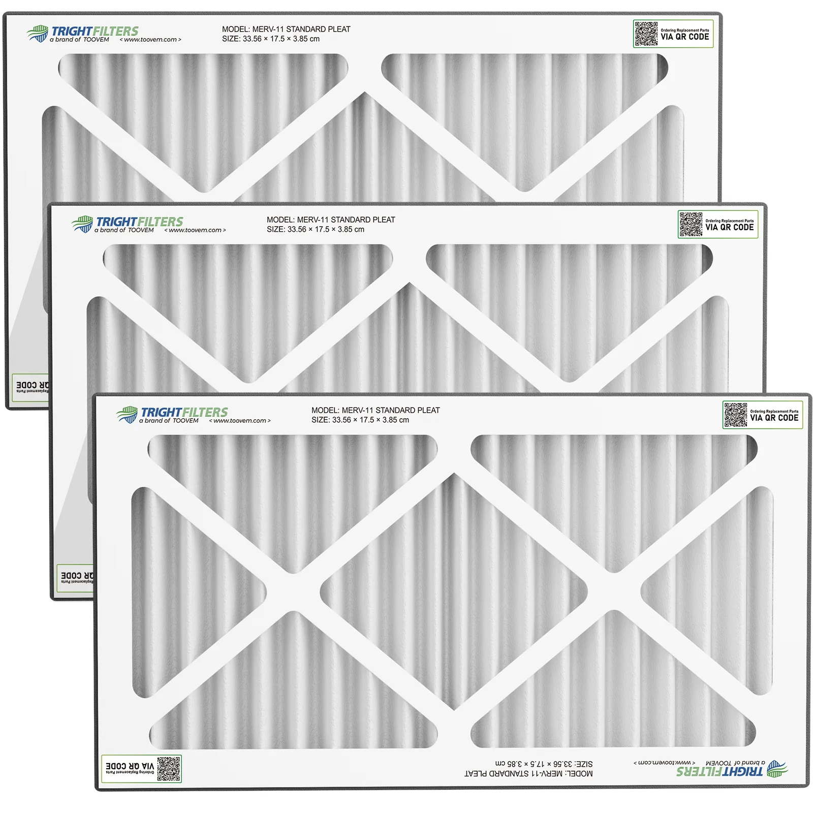 AlorAir 3 Pack Merv-11 Air Filter for Purecare 780/780IG Air Filtration System