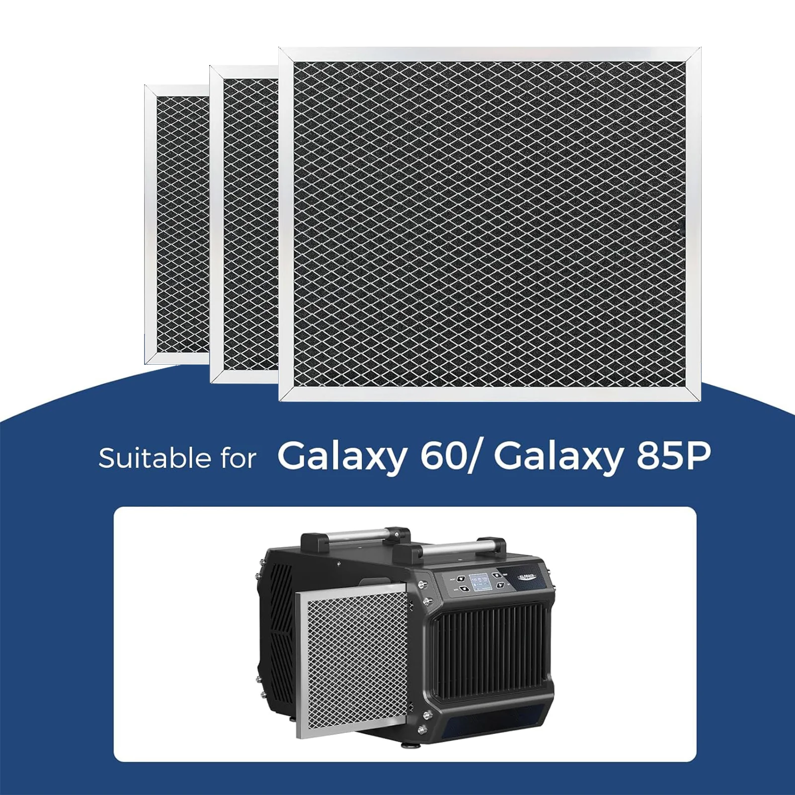 AlorAir 3 Pack Merv-1 Filter for Crawl Spaces Dehumidifiers Galaxy 60/Galaxy 85P — Humidifier