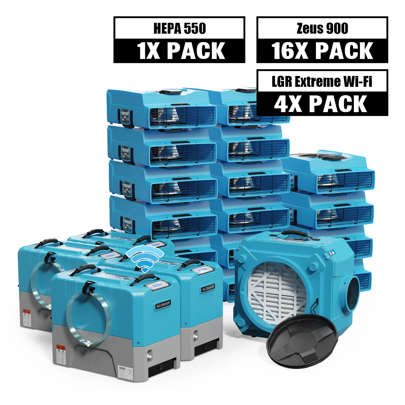 Déshumidificateur commercial AlorAir Storm LGR Extreme Wi-Fi 85 litres