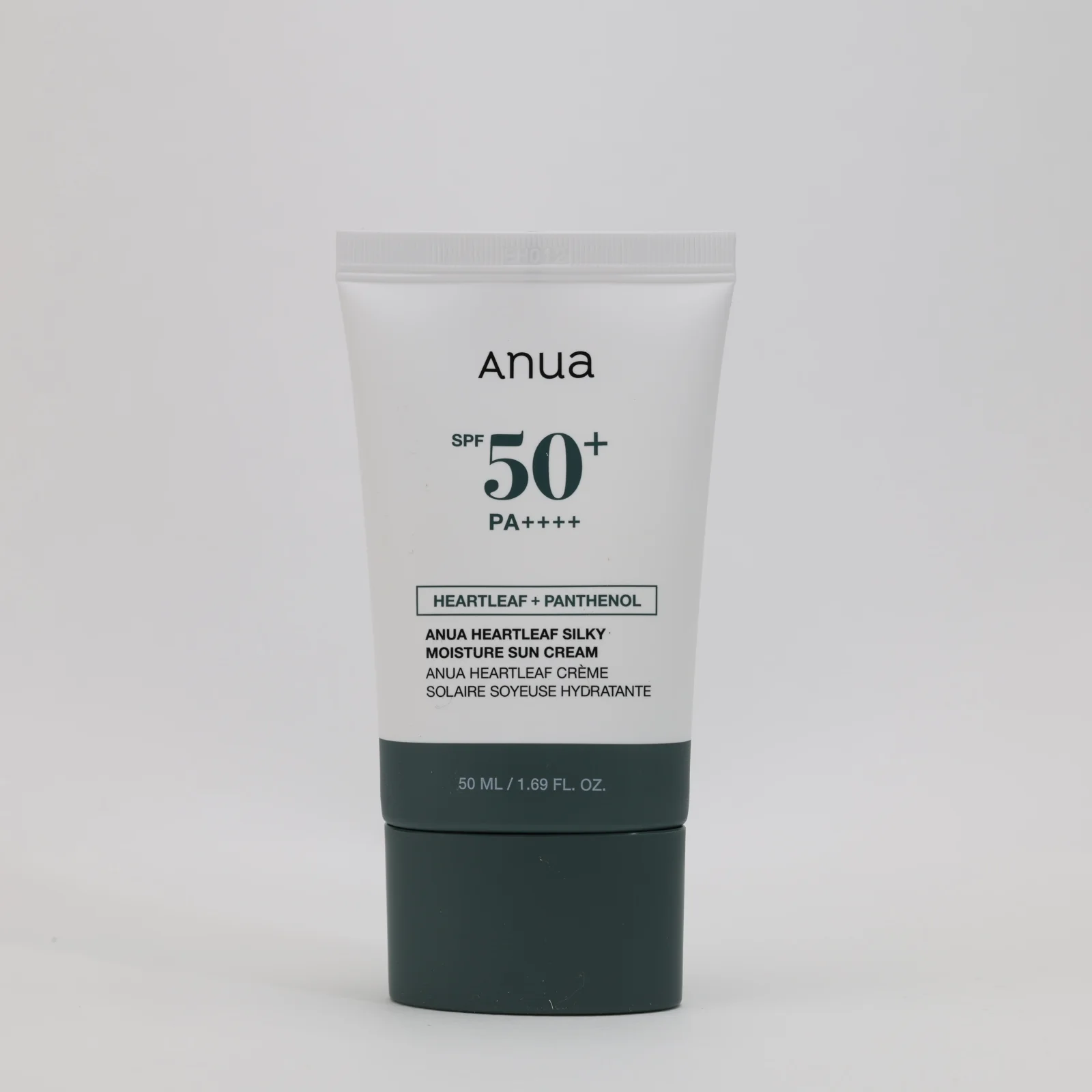 Crème Solaire Hydratante Heartleaf ANUA SPF 50+ PA++++ — Appareils de soins de la peau