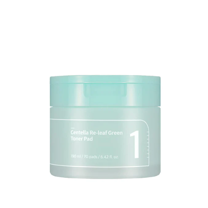 Numbuzin No.1 Centella Re-Leaf Green Toner 70 Pads — Skincare Devices