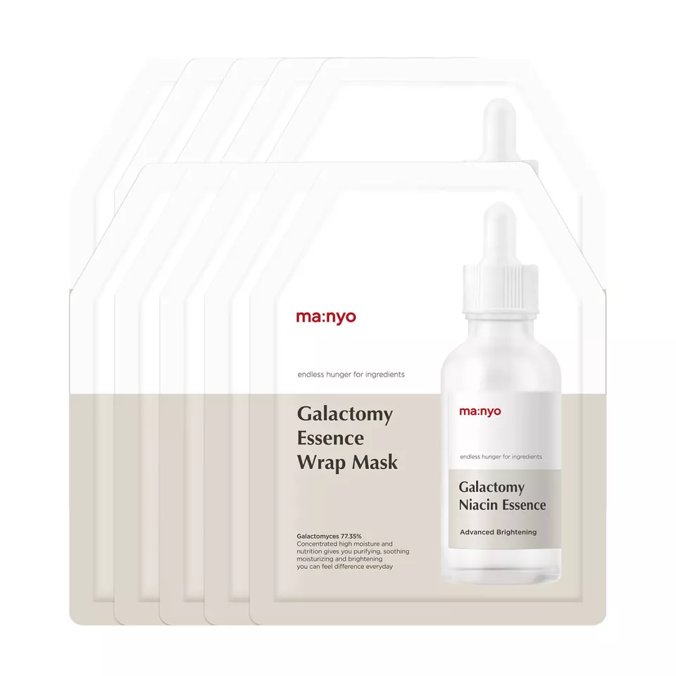 Masque Galactomy Essence Wrap MANYO FACTORY 35g x 10 — Appareils de soins de la peau