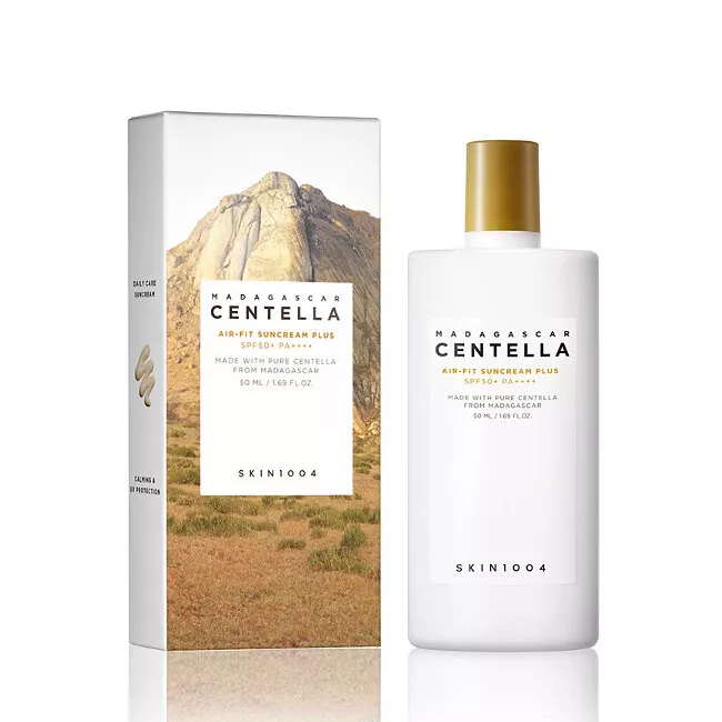 SKIN1004 Madagascar Centella Air-Fit Crème solaire SPF 50+ PA++++ 50ml — Appareils de soins de la peau