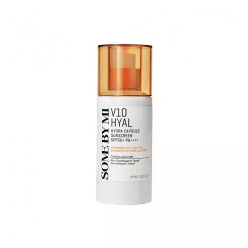 SOME BY MI V10 Hyal Hydra Capsule Sunscreen SPF50+ 40ml — Crème solaire pour le visage