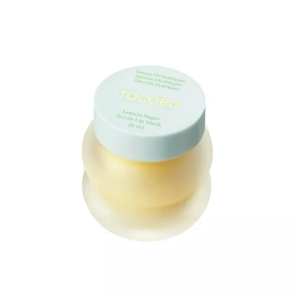 TOCOBO Masque à Lèvres Gommant Sucre Citron 20 mL — Appareils de soins de la peau
