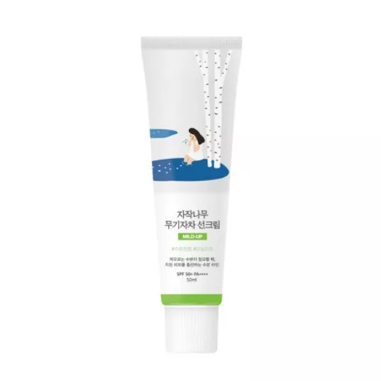 Round LAB Birch Juice Moisturizing Mild-Up Sun Cream SPF50+ PA++++ 50ml — Skincare Devices