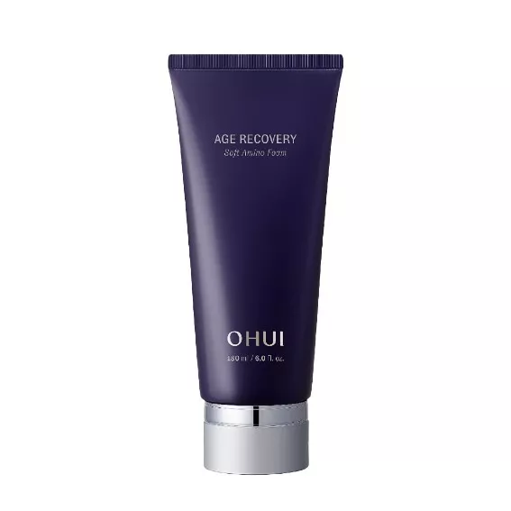 O HUI Age Recovery Soft Amino Foam 180mL — Facial Cleansing Brushes