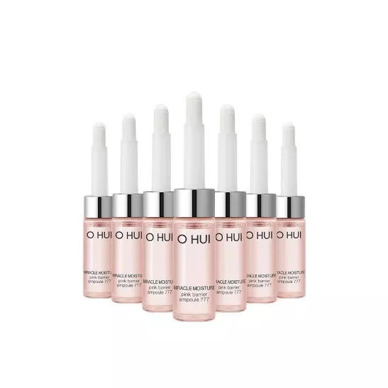 Ampoule O HUI Miracle Moisture Pink Barrier 777 — Appareils de soins de la peau