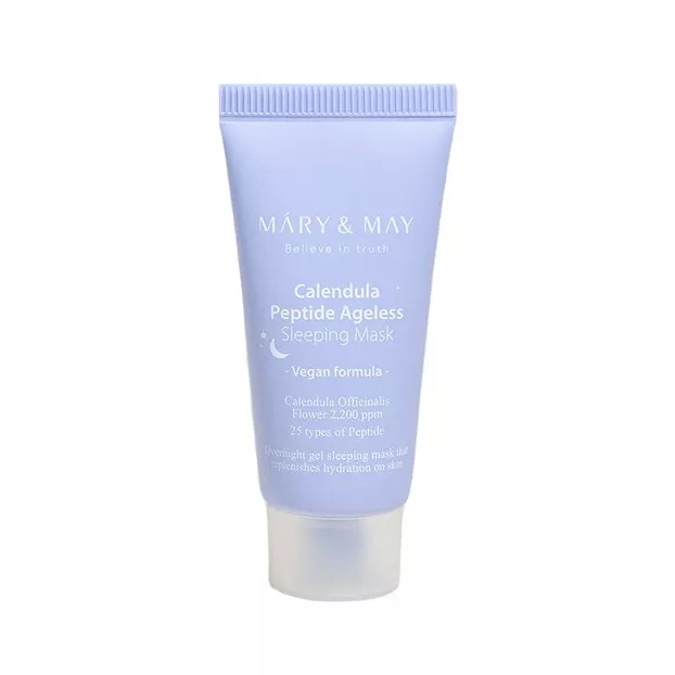 Mary & MAY Calendula Peptide Ageless Sleeping Mask 30g — Skincare Devices