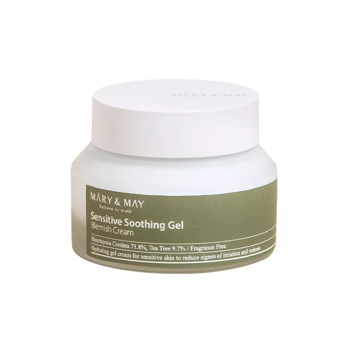 MARY & MAY Crème-Gel Apaisante Sensible 70g — Appareils de soins de la peau