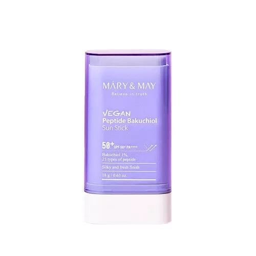 Mary & May Vegan Peptide Bakuchiol Sun Stick SPF50+ PA++++ — Appareils de soins de la peau