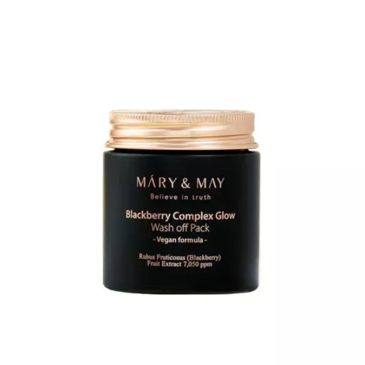 Mary & MAY Blackberry Glow Wash Off Pack 125g — Skincare Devices