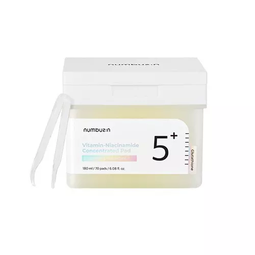 Numbuzin No.5 Vitamin-Niacinamide Concentrated Pad 180ml (70 pads) — Face Toner