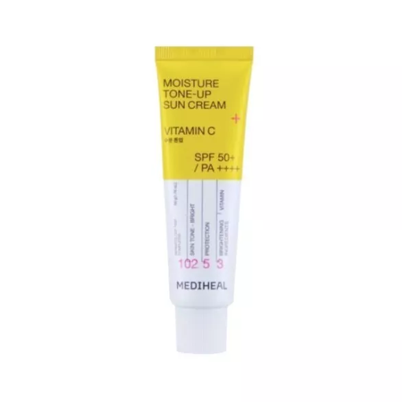 Mediheal Moisture Tone-Up Sun Cream SPF50+ PA++++ 50g — Crème solaire pour le visage