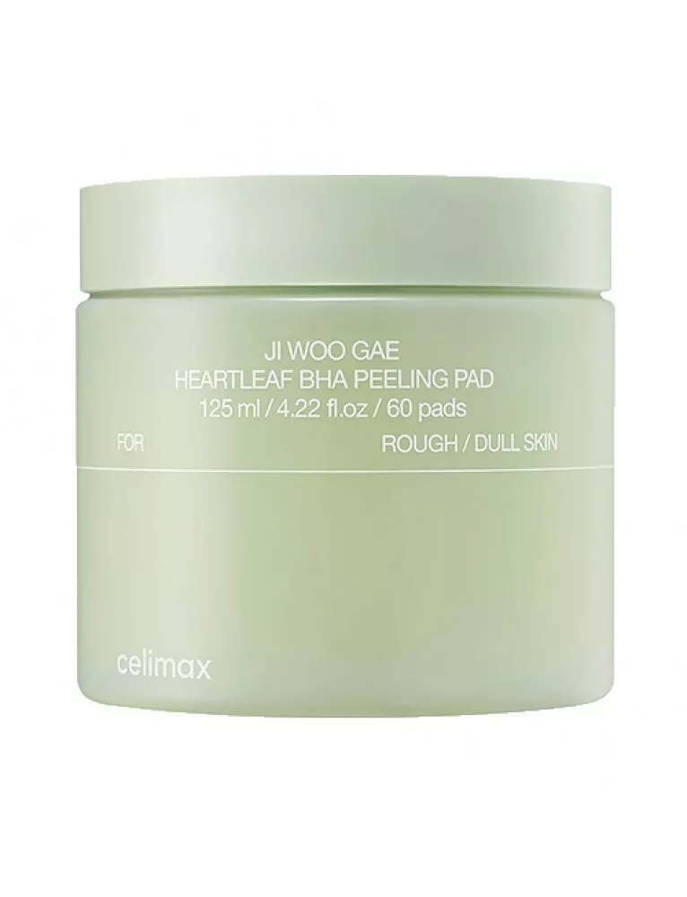 celimax Ji Woo Gae Heartleaf BHA Peeling Pad 125ml (60pads) — Skincare Devices