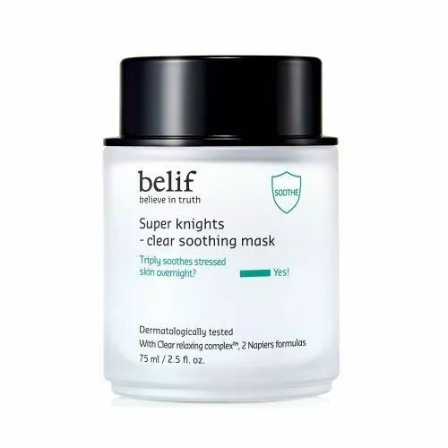 belif Super Knights Clear Soothing Mask 75mL — Skincare Devices